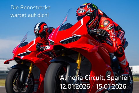 Ducati Bochum-News: DesmoTrackday 2026 in Almeria, Spanien