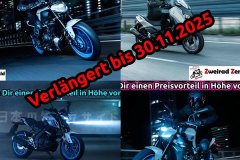 Zweirad Zentrum Fernwald-News: NEWS| Verlängerung der aktuellen Promotions bis zum 30.11.2025