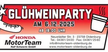 Glühweinparty am 06. Dezember