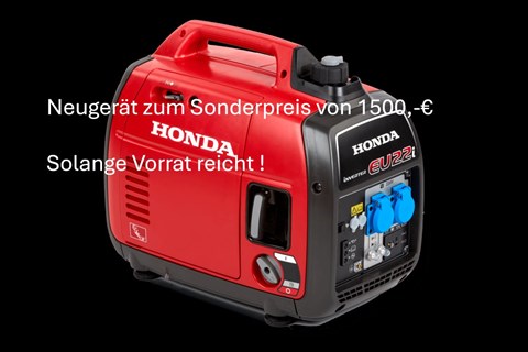 MotorTeam Ralf Schwerin GmbH-News: LAGERVERKAUF Honda Stromaggregat EU20i