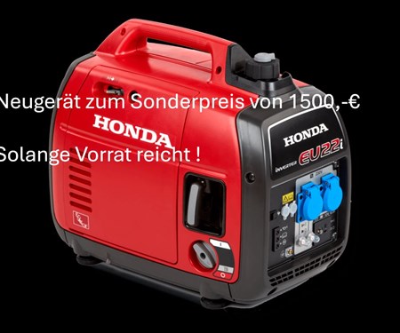 LAGERVERKAUF Honda Stromaggregat EU20i
