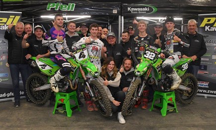 41. ADAC SUPERCROSS STUTTGART - ZWEI PODESTPLÄTZE TEAM KAWASAKI MOTUL PFEIL