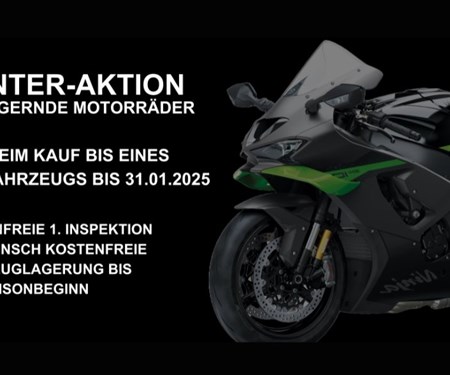Aktionsangebot für lagernde Neumotorräder