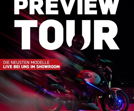Preview Tour bei Triumph Bonn