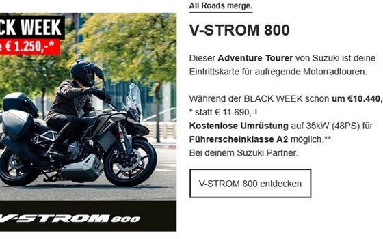 SUZUKI BLACK WEEK 2025 - Bild 4