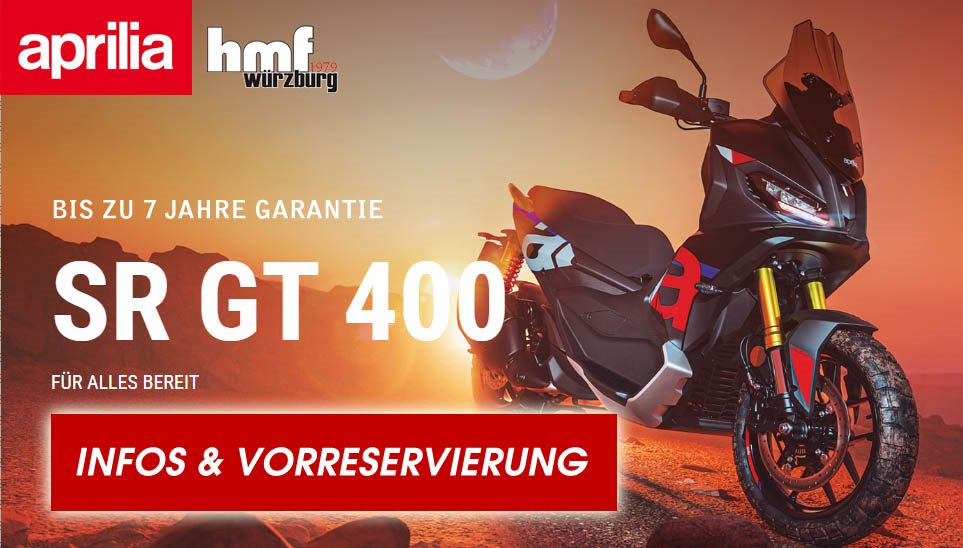 Aprilia SR GT 400 - Der Crossover-Scooter!