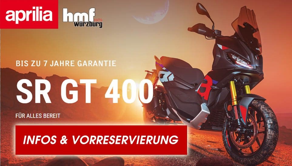 Aprilia SR GT 400 - Der Crossover-Scooter!