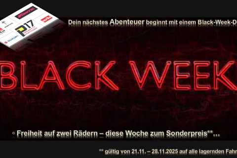 Projekt17 - Krafträder-News: BLACK WEEK Projekt17-Krafträder
