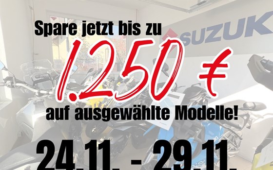 Suzuki Black Week bei Zweiradtechnik Kolano - Bild 1