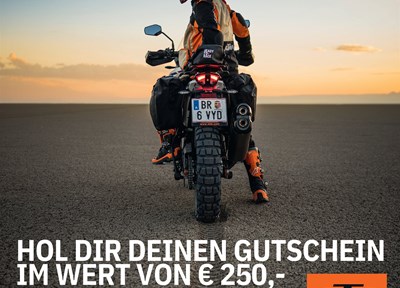NEWS HOL DIR DEINEN GUTSCHEIN IM WERT VON € 250,-
