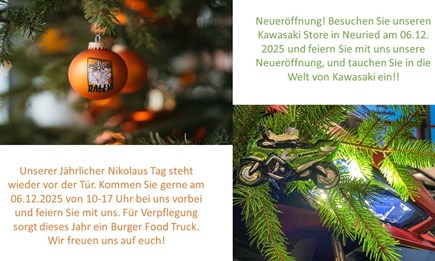 KAWASAKI Eröffnung und KTM Nikolaustag