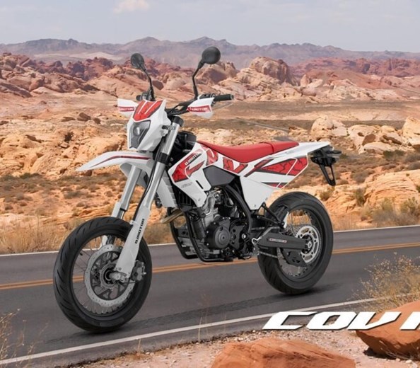 COV 125 X - 2026 
Die COV 125X ist ein sportliches 125er-Motorrad, das mit seinem markanten Design und modernen Technikfeatures sowohl Einsteiger als auch erfahre ...
