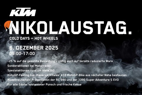 WATZINGER-MOTORRAD GmbH-News: NIKOLAUSTAG 2026