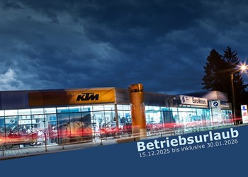 Betriebsurlaub - 15.12.2025 bis inklusive 30.01.2026