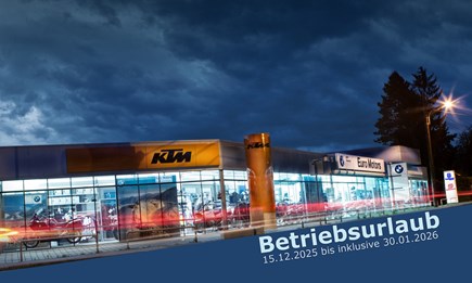 Betriebsurlaub - 15.12.2025 bis inklusive 30.01.2026