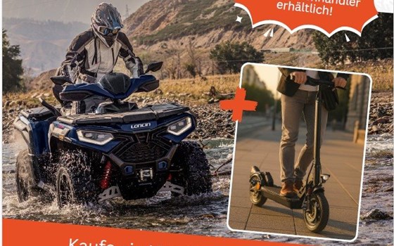 Verkaufen Loncin XWolf 1000L Camou + Gratis E-Scooter - Bild 1
