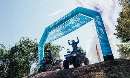 ATV auf Dauerbetrieb CF Moto 850