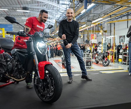 Produktionsstart für die fünfte Generation der Ducati Monster