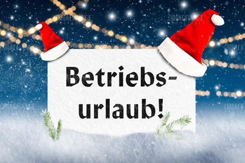 Motopoint-News: Weihnachts- und Neujahrsurlaub