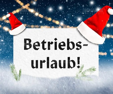 Weihnachts- und Neujahrsurlaub
