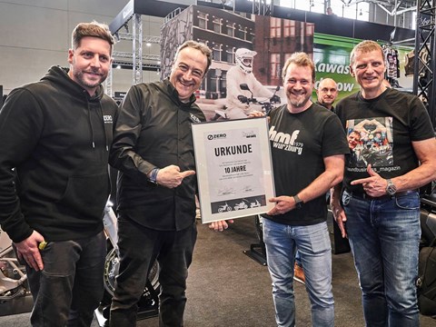 Urkundenübergabe ZERO Jubiläum