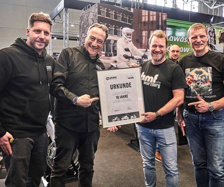 Urkundenübergabe ZERO Jubiläum