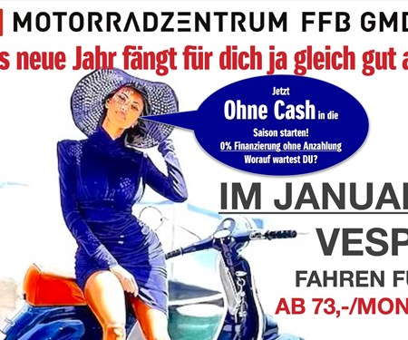 Vespa % Finanzierung - Das neue Jahr fängt für dich ja gleich gut an