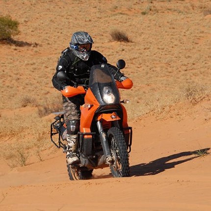 MARC BRINCAT: ONE LIFE ENDLESS RIDES With over 70,000 km on his KTM bike(s) and countless stories from the road, Marc embodies what it means to ride with passion and purpose. We spoke with him about the meaning of riding and what ORANGE BLOOD means to him.