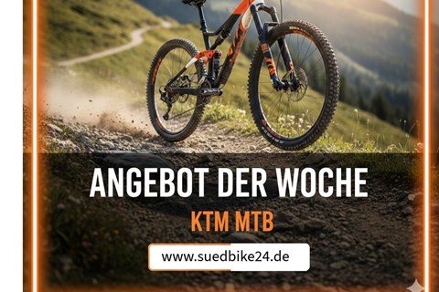 Suedbike e.K. Inhaber Wolfgang Schustek-News: Angebot der Woche KTM MTB Hardtail und Fullys zum Sonderpreis