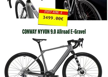 Angebot der Woche CONWAY NYVON 9.0 Allroad E-Gravel zum Sonderpreis