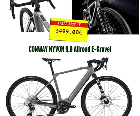 Angebot der Woche CONWAY NYVON 9.0 Allroad E-Gravel zum Sonderpreis