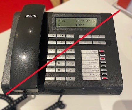 Telefonische Erreichbarkeit !