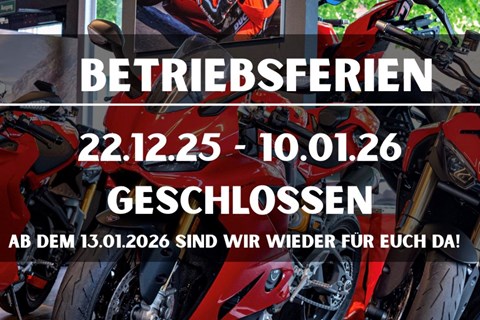 O wie M Motorräder | Nachf. Sven-Olaf Timm e.K.-News: Betriebsferien