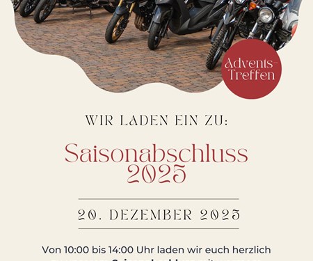 Einladung zum Saisonabschluss!