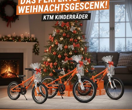 Das perfekte Weihnachtsgeschenk KTM Kinder und Jugendräder