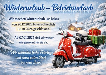 Winterurlaub - Betriebsurlaub