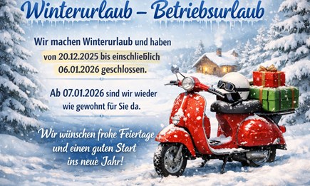 Winterurlaub - Betriebsurlaub