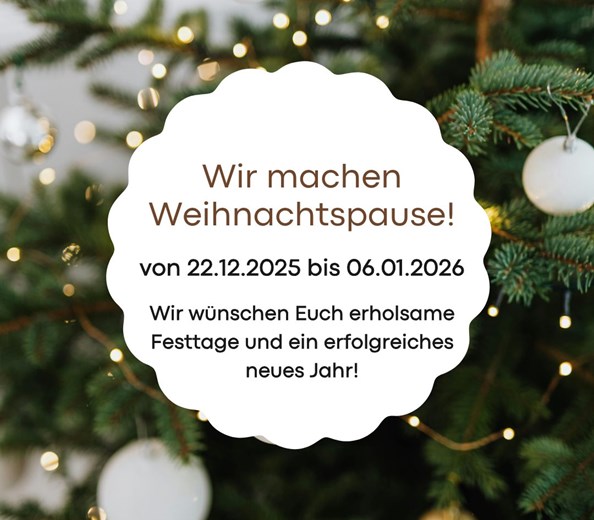Frohe Weihnachten!  
🎄 Frohe Weihnachten & einen guten Start ins neue Jahr! 🎄
Zum Jahresende möchten wir innehalten und Danke sagen. Danke an unsere treuen Kundin ...