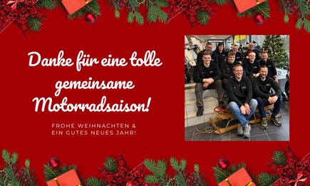 Fröhliche Weihnachten und ein herzliches Dankeschön!