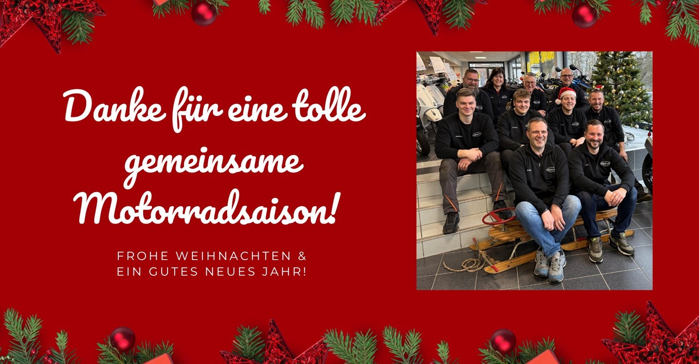 Fröhliche Weihnachten und ein herzliches Dankeschön!