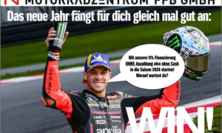 0% ohne Anzahlung - Aprilia & Moto Guzzi ab Januar