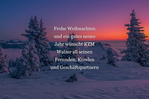 Bernhard Walzer GmbH-News: Frohe Weihnachten wünscht der KTM Walzer Flagshipstore Spielberg