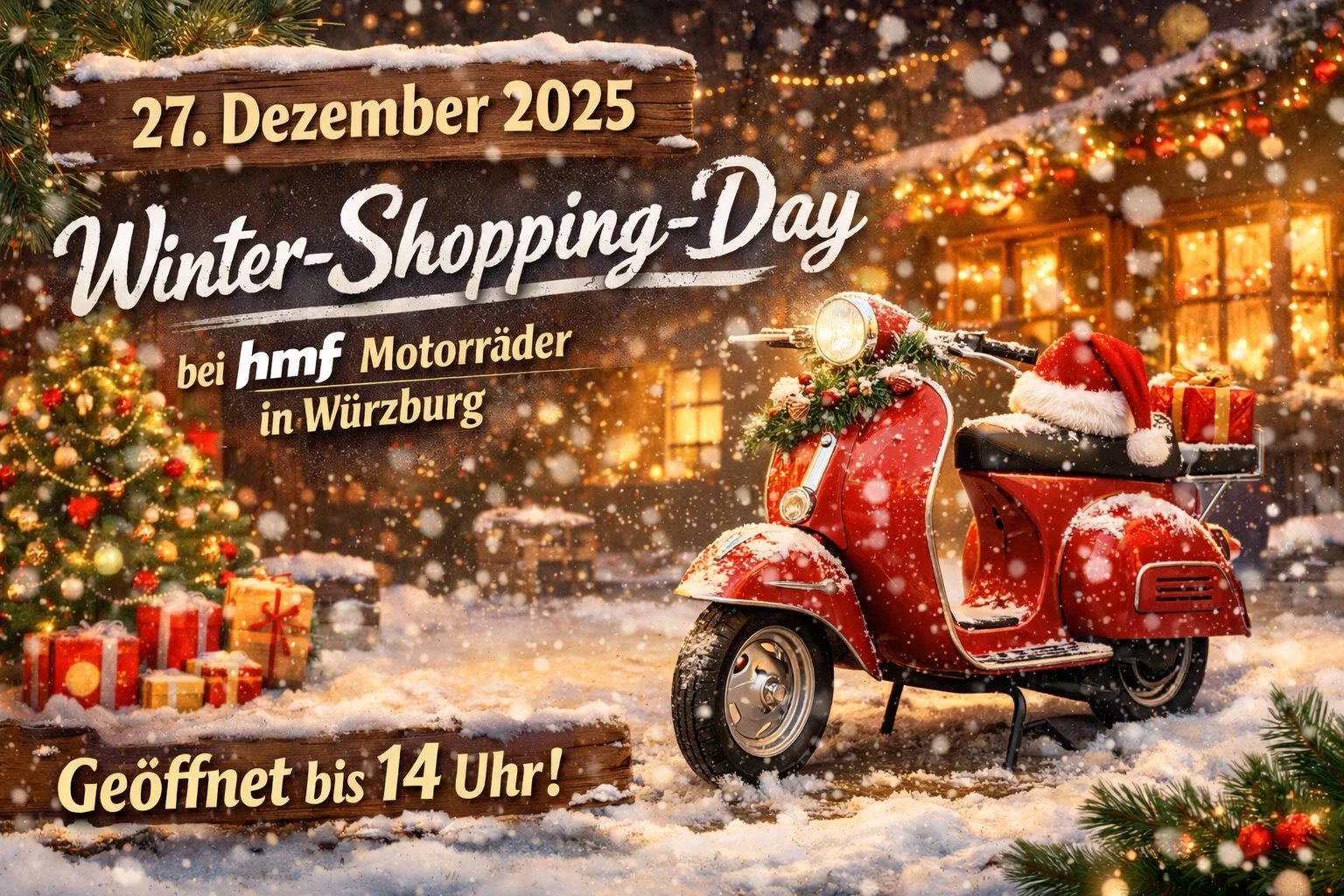 Winter-Shopping-Day bei hmf