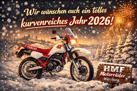 hmf Motorräder GmbH-News: Winterferien bis 01.01.2026
