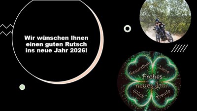 Wir wünchen Ihnen einen guten Rutsch ins neue Jahr 2026!