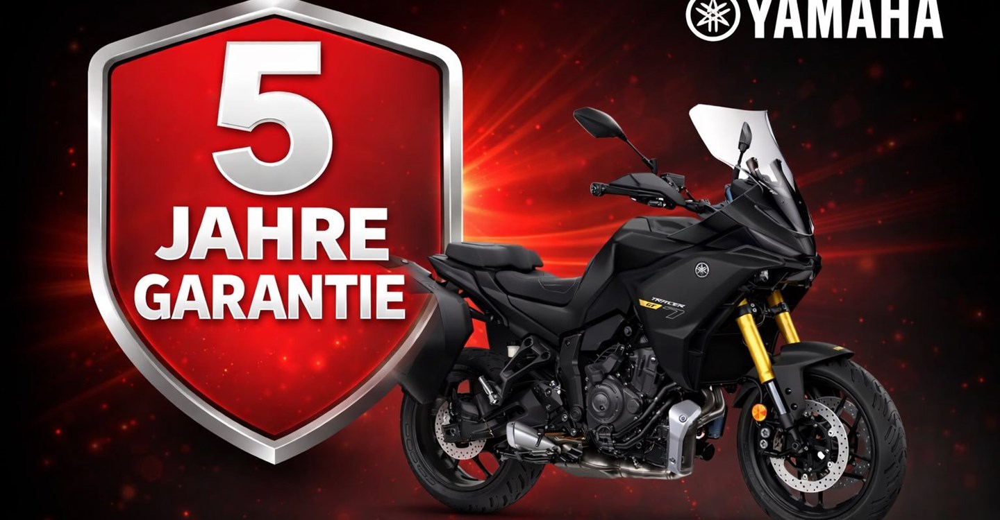 5 Jahre Garantie bei Yamaha