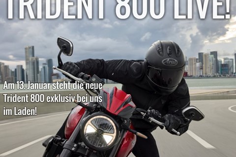 MSG Moto-Shop-Gera TEAM BAUCH OHG-News: TRIUMPH TRIDENT 800 - LIVE