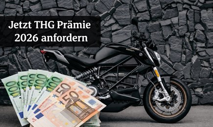 THG-Prämie 2026 für e-Motorräder!