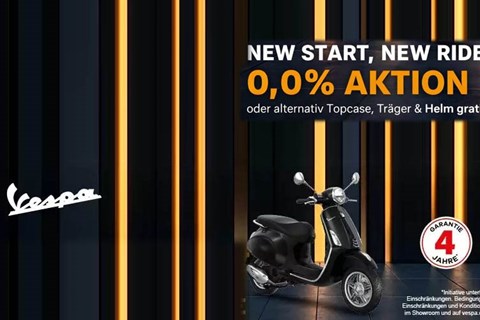 hmf Motorräder GmbH-News: Vespa Primavera: 0,0% Aktion