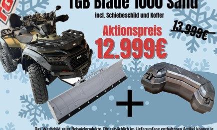 Winteraktion TGB BLADE1000 + Schiebeschild + Koffer